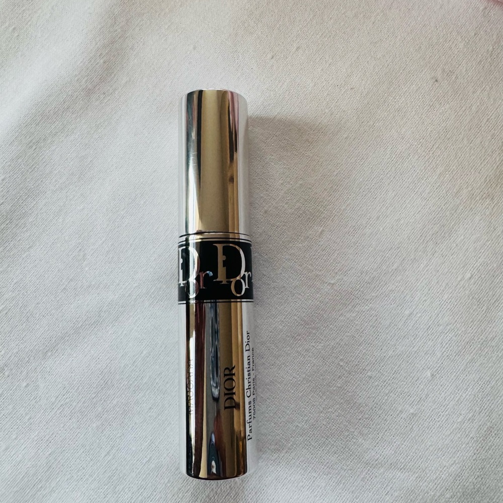 Dior soft pink pillowy flap bag with silver CD, mini lippie, and mascara set NIB - Picture 8 of 8